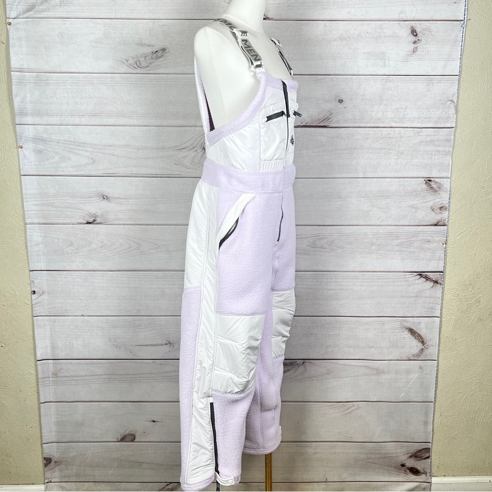FP Movement Hit the Slopes Overalls Snow Bibs Purple White Sz M - Picture 10 of 15